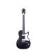HARMONY HMJUPITERSBLK - Guitare électrique Série Jupiter, Space Black + Mono Gigbag