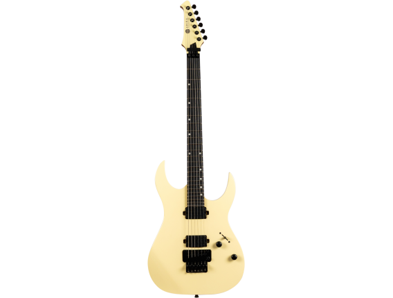 SPIRA S420AWH - Guitare électrique type métal Stratocaster, Antique White