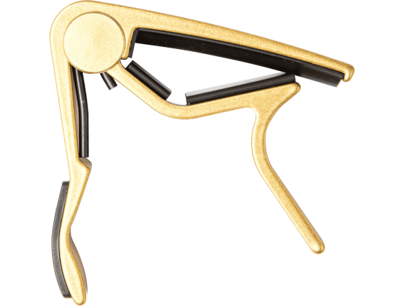 DUNLOP 83CG - Capodastre Trigger à pince, incurvé, pour guitare folk, Gold