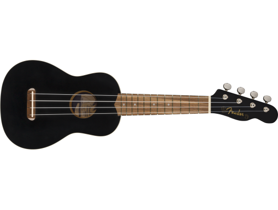 FENDER 0971610706 - Ukulele soprano série Venice, noir