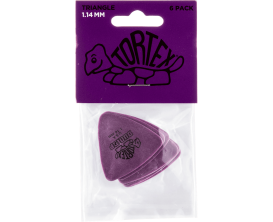 DUNLOP 431P114 - Player's Pack de 6, 1.14mm Triangle