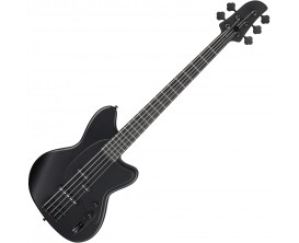 IBANEZ TMB425BBKF - Basse 5 cordes série Talman, Black Flat
