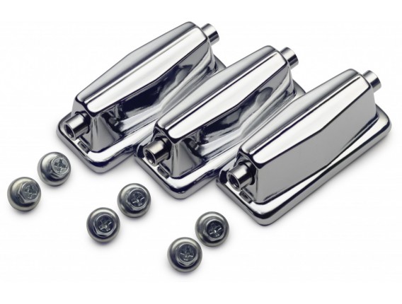STAGG 1C-SR-HP - Lot de 3 Coquilles pour caisse claire 2.6 x 6.4 cm, entr'axe 5cm