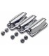 STAGG 1C-SR-HP - Lot de 3 Coquilles pour caisse claire 2.6 x 6.4 cm, entr'axe 5cm