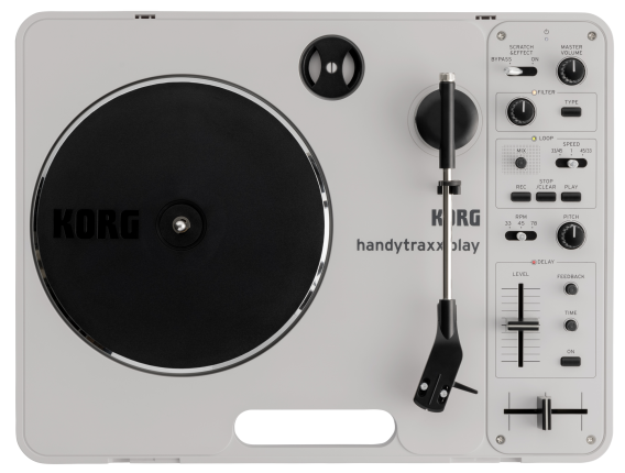 KORG KRHDTRXPL - Handytraxx Play, tourne-disque avec haut-parleurs + effets