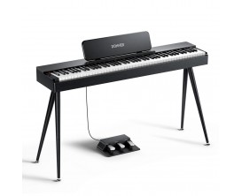 DONNER S100 BK - Piano numérique portable 88 touches, série Oura, Noir