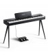 DONNER S100 BK - Piano numérique portable 88 touches, série Oura, Noir