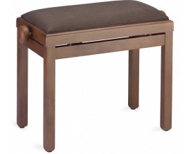 STAGG PB39 WNLM VBR - Banquette de piano noyer clair avec velours brun STAGG PB39 WNLM VBR - Banquette de piano noyer clair avec velours brun