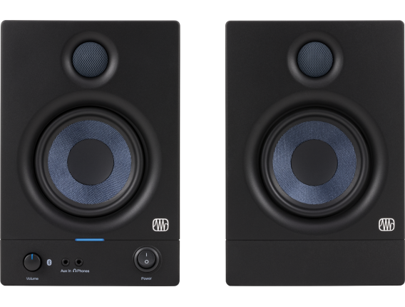 PRESONUS 2777506123 - Eris 2nd Gen E4.5BT Paire de moniteurs studio, HP 4.5" Kevlar + tweeter 1", 50 watts, bluetooth