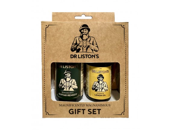 DR LISTON'S DR-GS-GRLO - Kit d'entretien Guitar Remedy + Lemon Oil + Cloth