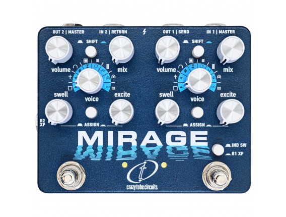 CRAZY TUBE CIRCUITS MIRAGE -Dual Engine Digital Reverb
