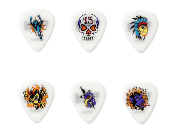 DUNLOP - ADU BL100P100 Player's Pack de 6, 1,00mm