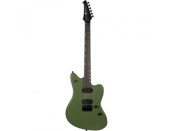 SPIRA J400MGR - Guitare électrique type métal, Flat green
