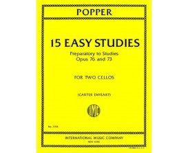 15 études faciles pour violoncelle opus 76 de David Popper