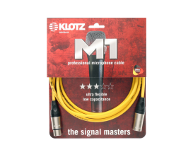 KLOTZ M1K5FM0500 - Câble Microphone XLR / XLR Série M1 5 mètres rouge, Made in Germany (copie)