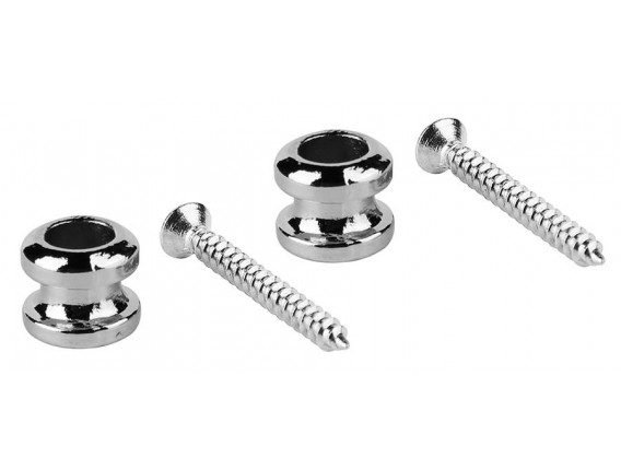 BOSTON - BSLB-10-NI | nickel - bouton de strap lock avec vis