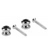 BOSTON - BSLB-10-NI | nickel - bouton de strap lock avec vis