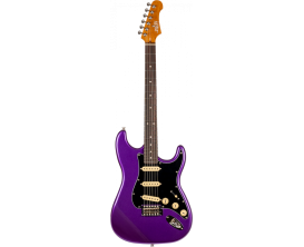 JET GUITARS JS300PLMR - Guitare Electrique Type Stratocaster, Roasted Maple Neck, Purple
