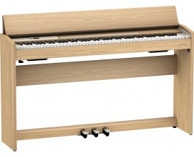 ROLAND F701-LA - Piano meuble digitale, 88 notes, Toucher lesté, Bois naturel