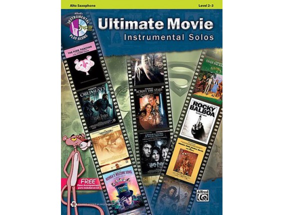 Ultimate Movie Instrumental Solos (Alto Sax, avec CD) - Alfred Publishing