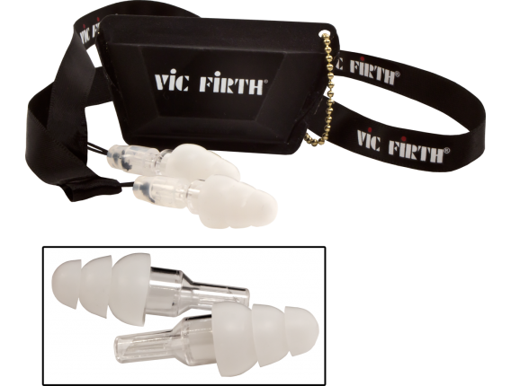 VIC FIRTH VICEARPLUGL - Earplugs - Paire de protections auditives haute-fidélité, Large