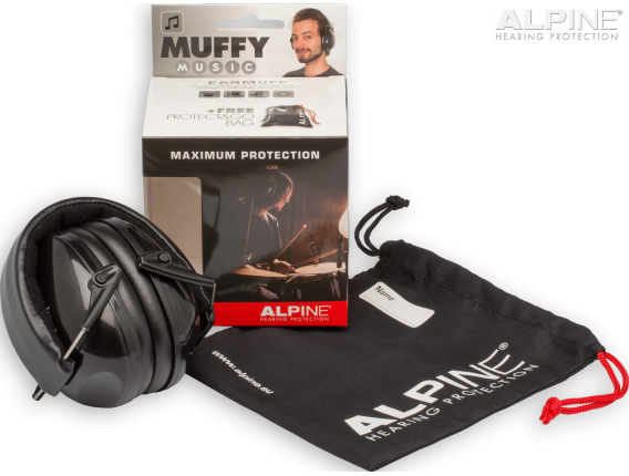 ALPINE Muffy Music - Casque de Protection auditive, taille adulte, tout instrument dont batterie, -25dB
