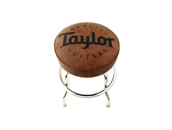 TAYLOR 70202 -Tabouret Barstool 24", logo Taylor, marron