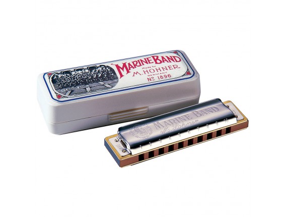 HOHNER M1896126X Marine Band Classic B (Si), 20 notes, sommier: poirier