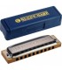 HOHNER M533046 Blues Harp MS Eb (Mi bémol), 20 notes, sommier: doussié