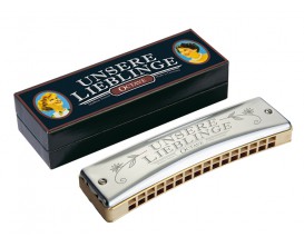 HOHNER M619501 Unsere Lieblinge 32 C (Do), 32 notes, sommier bois