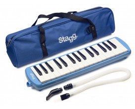 STAGG MELOSTA32 BL Mélodica 32 Tons + Housse - Bleu