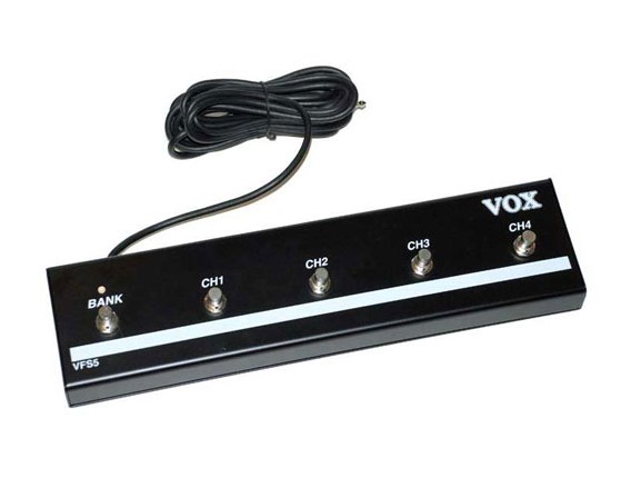 VOX VFS5 Footswitch 5 switch (4 canaux + Bank)