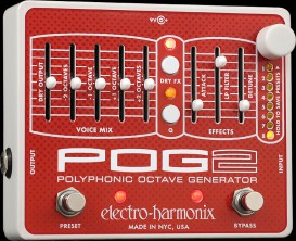 ELECTRO-HARMONIX Pog2 - Polyphonic Octave Generator - Série XO (Alim 9.6DC-200 fournie)