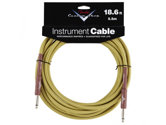 FENDER 0990820030 Custom Shop Performance Series Cable, 18.6', Tweed