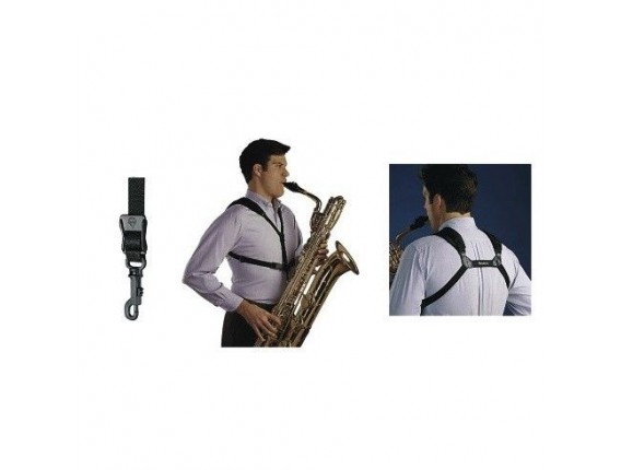 NEOTECH 752678 Harnais Saxophone Junior, attache mousqueton, longueur 21-31,2 cm