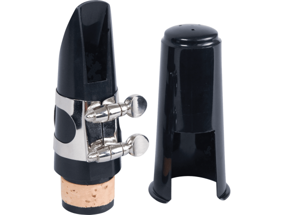 SML & CIE 2332K - Kit bec clarinette sib (Bec ébonite avec ligature métal et couvre bec plastique)