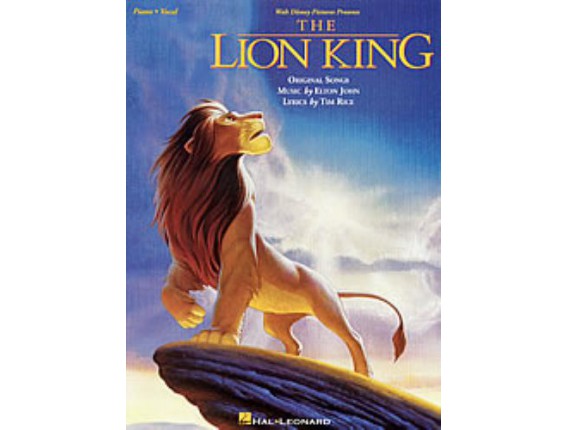 The Lion King Original Songs (Piano vocal) - E. John, T. RIce - Hal Leonard