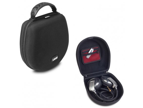 UDG U8200BL - Creator Headphone Hard Case Large Black - Etui pour casque, noir
