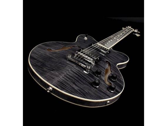 HOFNER HCT-VTH-D-TBK - Veythin Deluxe, Demi-caisse, Noir transparent*