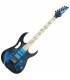IBANEZ JEM77P-BFP - Guitare Electrique Signature Steve Vai, Motifs Floral Blue (Avec Etui)