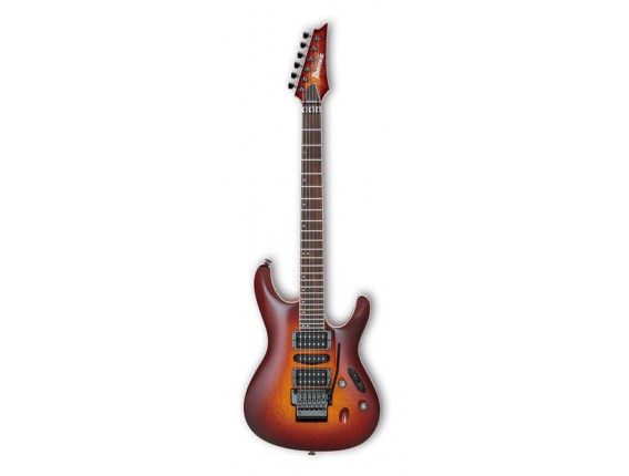 IBANEZ S6570SK-STB - Série Prestige, Manche Super Wizard 5 pièces, Corps Acajou, Table Silky Oak, Vibrato Lo-Pro Edge, Micros Di