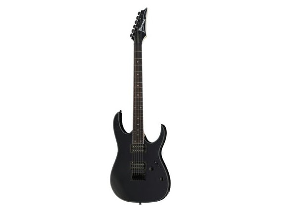 IBANEZ RG421EX-BKF - Guitare Electrique RG, Acajou, chevalet fixe, Flat Black (satiné)
