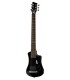HOFNER HCT-SH-BK-0 - Shorty Guitar, guitare de voyage full scale, un micro double, Noir (avec housse)