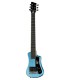HOFNER HCT-SH-BL-0 - Shorty Guitar, guitare de voyage full scale, un micro double, Bleu (avec housse)