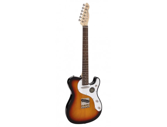 RICHWOOD REG-362-3SB - Guitare électrique "Buckaroo Standard", type tele, Corps Oukoume léger, Manche érable touche palissandre 