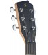 STAGG SVYCST BK - Guitare électrique Silveray Custom, corps aulne, manche érable touche palissandre, 1 micro simple + 1 double, 