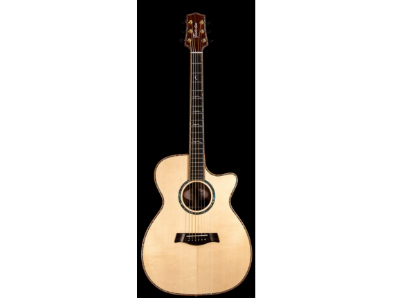 TIMBERLINE T80Cc - Guitare Acoustique Format Concert, pan coupé, tout bois massif, corps Palissandre Premium, table épicéa Sitka