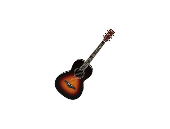 IBANEZ AVN1-BS - Guitare acoustique format Parlor, Corps acajou, table épicéa massif Sitka, Brown Sunburst