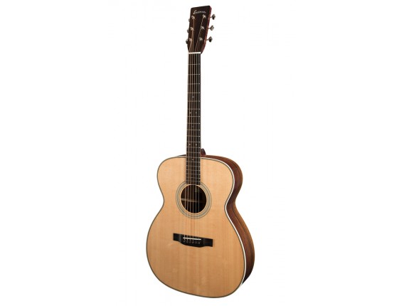 EASTMAN E8OM - Orchestra Model, Corps palissandre massif, table épicéa Sitka massif, Touche ébène, Naturel (Hardcase)