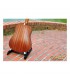 VEELAH TOGO-M - Guitare Acoustique de voyage compacte, Corps Acajou, Table acajou massif, Naturel open pores (Housse fournie)